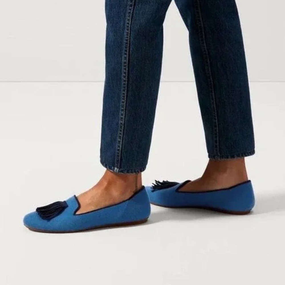 NEW Rothys Merino Wool Tassel slip on loafer